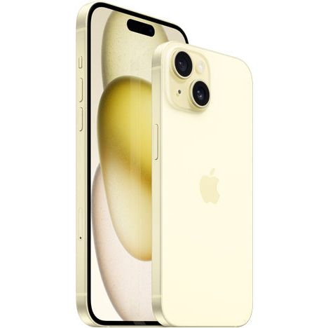 Apple iPhone 15 128GB / Plus CERTIFIED PRE OWNED - Yellow / Pre-Owned Smartphone