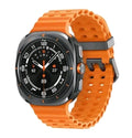 Samsung Galaxy Watch Ultra 2025 | Orange Strap with Gunmetal Grey Case